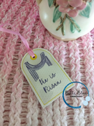 ITH He is Risen Easter Religious Basket Tag