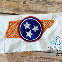 Tennessee State Flag Applique