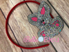 Bunny Headband Slider - In The Hoop - Machine Embroidery Design SL
