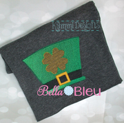 Leprechaun Hat Machine Embroidery fill design color blend