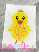 Easter Chick Applique Machine Embroidery Design SL
