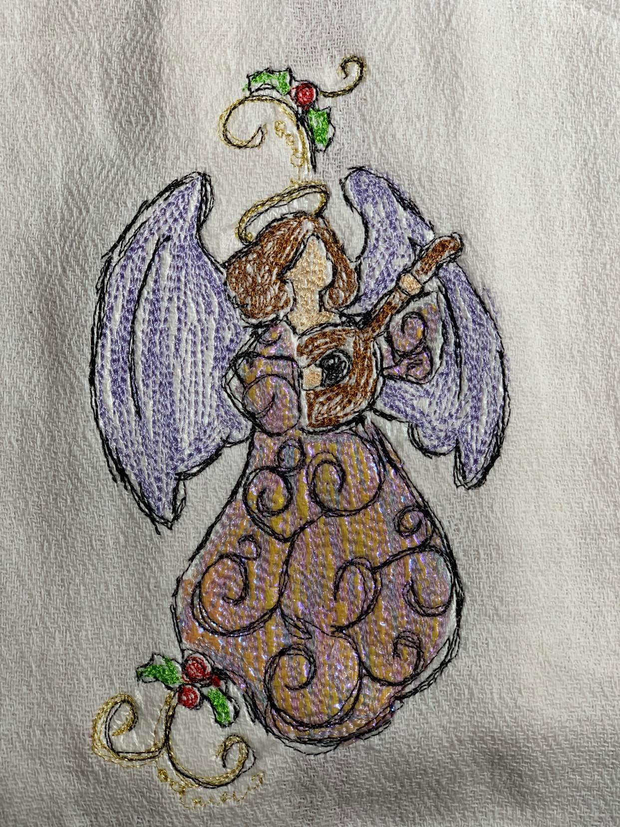 Angel Scribble 4 – Bella Bleu Embroidery