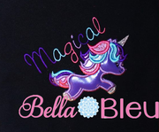Magical Unicorn Embroidery Machine Applique Design