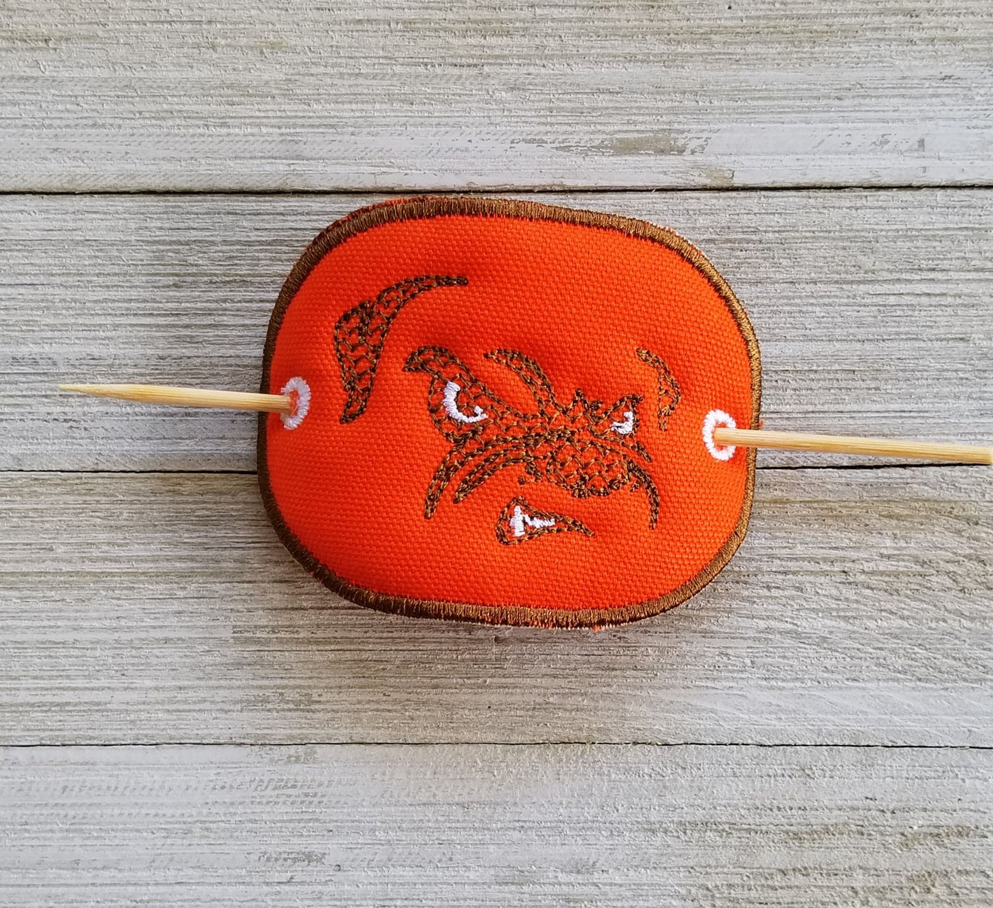 ITH Hair barrette Bun Holder Dawgs