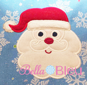 Christmas Santa Claus face Machine Applique Embroidery Design