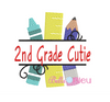 Sketchy 2nd Grade Cutie Back to School machine embroidery design