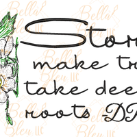 Storms Inspired Dolly Parton Quote Scribble