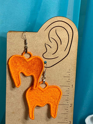 Inspired Winnie Witch FSL Earrings Halloween