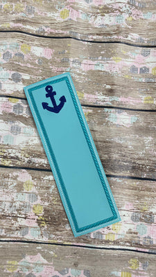 Nautical Anchor Bookmark ITH