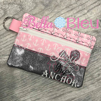 ITH Anchor Jesus is my Anchor Wallet Machine embroidery design