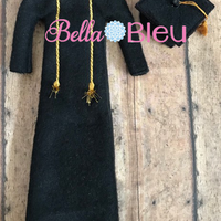Graduation Elf Cap and Gown ITH project set shirt