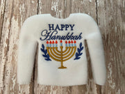 Happy Hanukkah ITH Elf Sweater Shirt