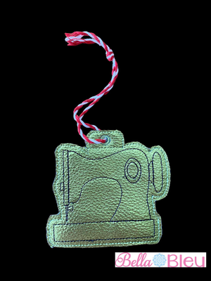 Sewing Machine Christmas Ornament ITH