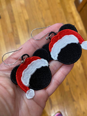 ITH Christmas Mouse Boy Earrings