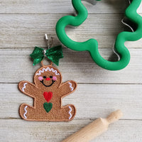 FSL Gingerbread man ITH Christmas Ornament