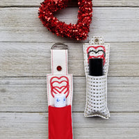 Hearts Chapstick or USB Holder ITH