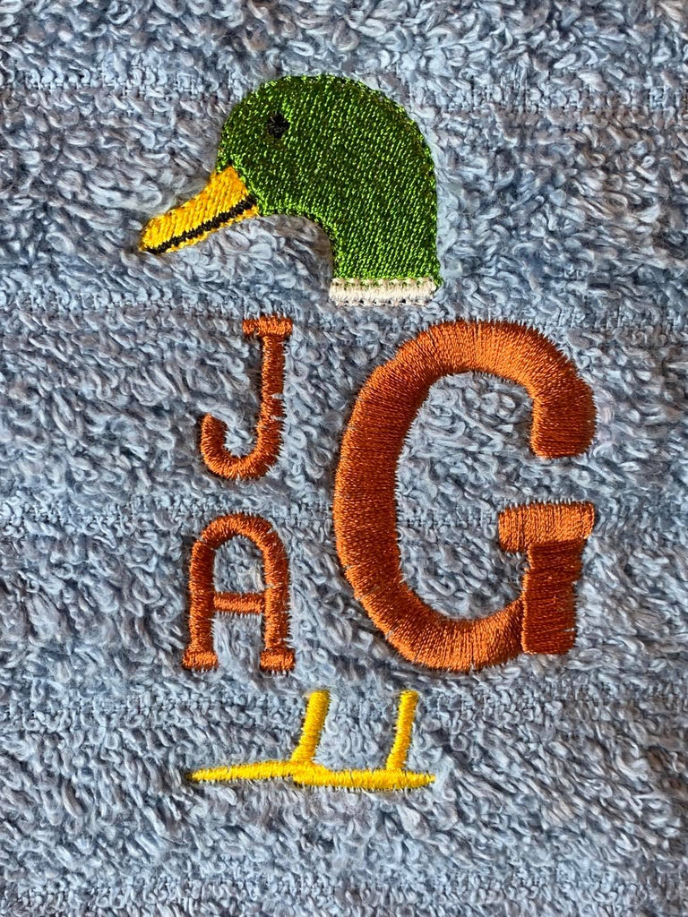 Duck Monogram Frame | Bella Bleu Embroidery