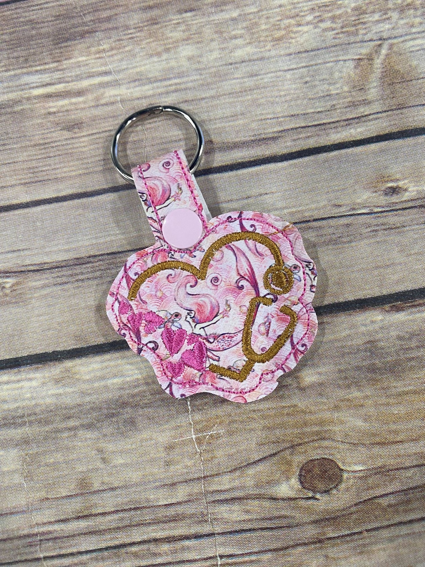 Heart Stethoscope Holidays Key Fob  Bundle