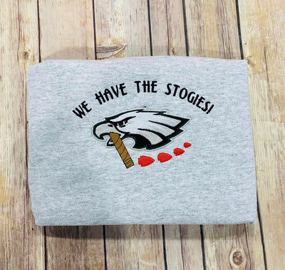 We have the Stogies Eagles Football Embroidery