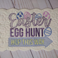 Easter Egg Hunt Sketchy Easter design
