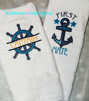 First Mate Nautical sketchy design