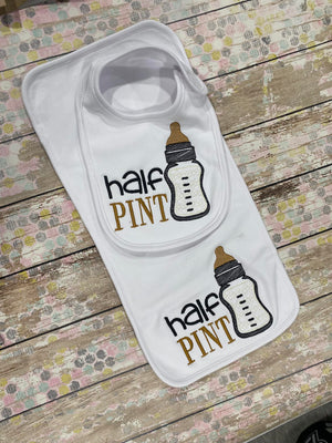 Half Pint Baby Bottle Father's Day Sketchy