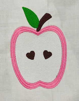 Apple half filled