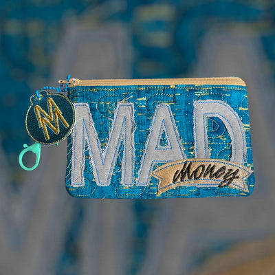 Mad Money Wallet key fob and charm set ITH