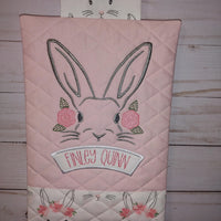 Easter Bunny with flowers design