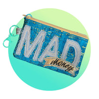 Mad Money Wallet key fob and charm set ITH