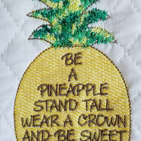 Be a Pineapple Sketchy saying