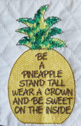 Be a Pineapple Sketchy saying