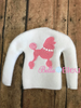 ITH Poodle Elf Sweater Shirt Machine embroidery design