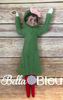ITH Cactus Cacti Elf Costume with Flower machine embroidery design shirt sweater