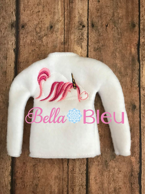 ITH Sleeping Unicorn Elf Sweater Shirt Machine Embroidery design