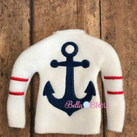 ITH Elf Sweater Shirt with Nautical Anchor