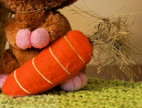 Carrot Cuddly ITH Stuffie or dog toy