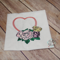 Valentines Heart and Roses Valentines Day