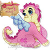 Baby Dragon Filled Set Embroidery Design