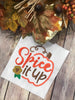 Spice It Up Fall Pumpkin machine Embroidery Design 6x6