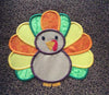 Turkey Thanksgiving Machine Applique Embroidery Design