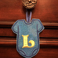ITH Baby Bodysuit Ornament Machine Embroidery Design  4x4