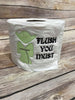 Inspired Yoda Toilet Paper Funny Saying Star Wars Flush you Must Machine Embroidery Design sketchy