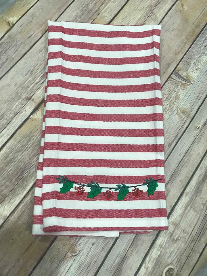 Christmas Garland Holly Swag