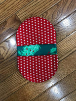 ITH In The Hoop Kitchen Oval Christmas Tree Pot holder Oven Mitt