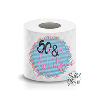 50 &  Fabulous Over the Hill Toilet Paper Funny Saying