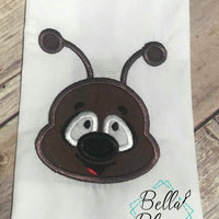 Ant Head Applique Embroidery Design Insect bug