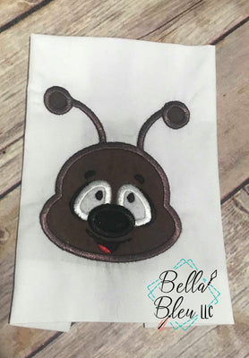 Ant Head Applique Embroidery Design Insect bug