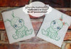 Quick Stitch Girl Ant Insect Bug Machine Embroidery Design COLORWORK