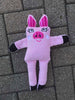 ITH In the Hoop Stuffie Farm Pig machine embroidery design